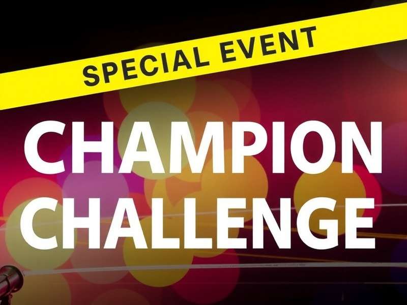 Choreo Champion Challenge special event announcement