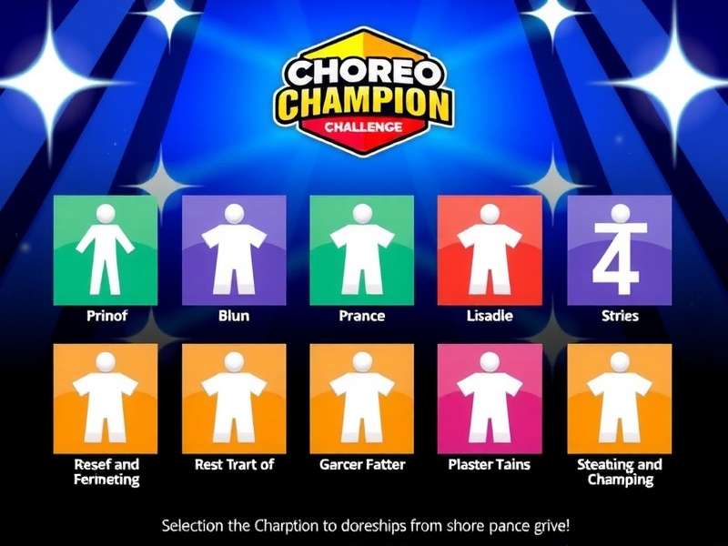 Choreo Champion Challenge game modes selection